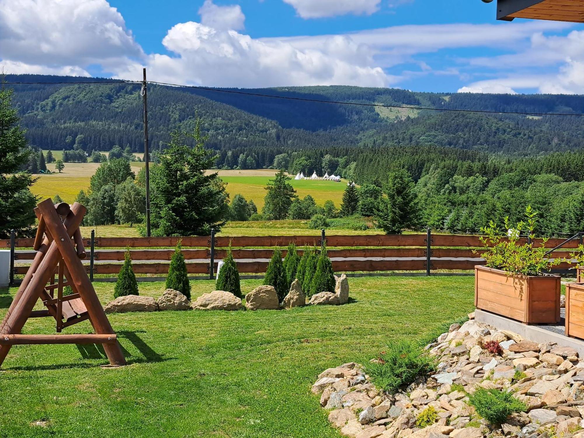 Osada Orlica Klimatyczne Domki Z Widokiem Na Gory I Termalnym Spa Sauna Jacuzzi 4 Km Od Zieleniec Ski Arena Lasowka Ngoại thất bức ảnh