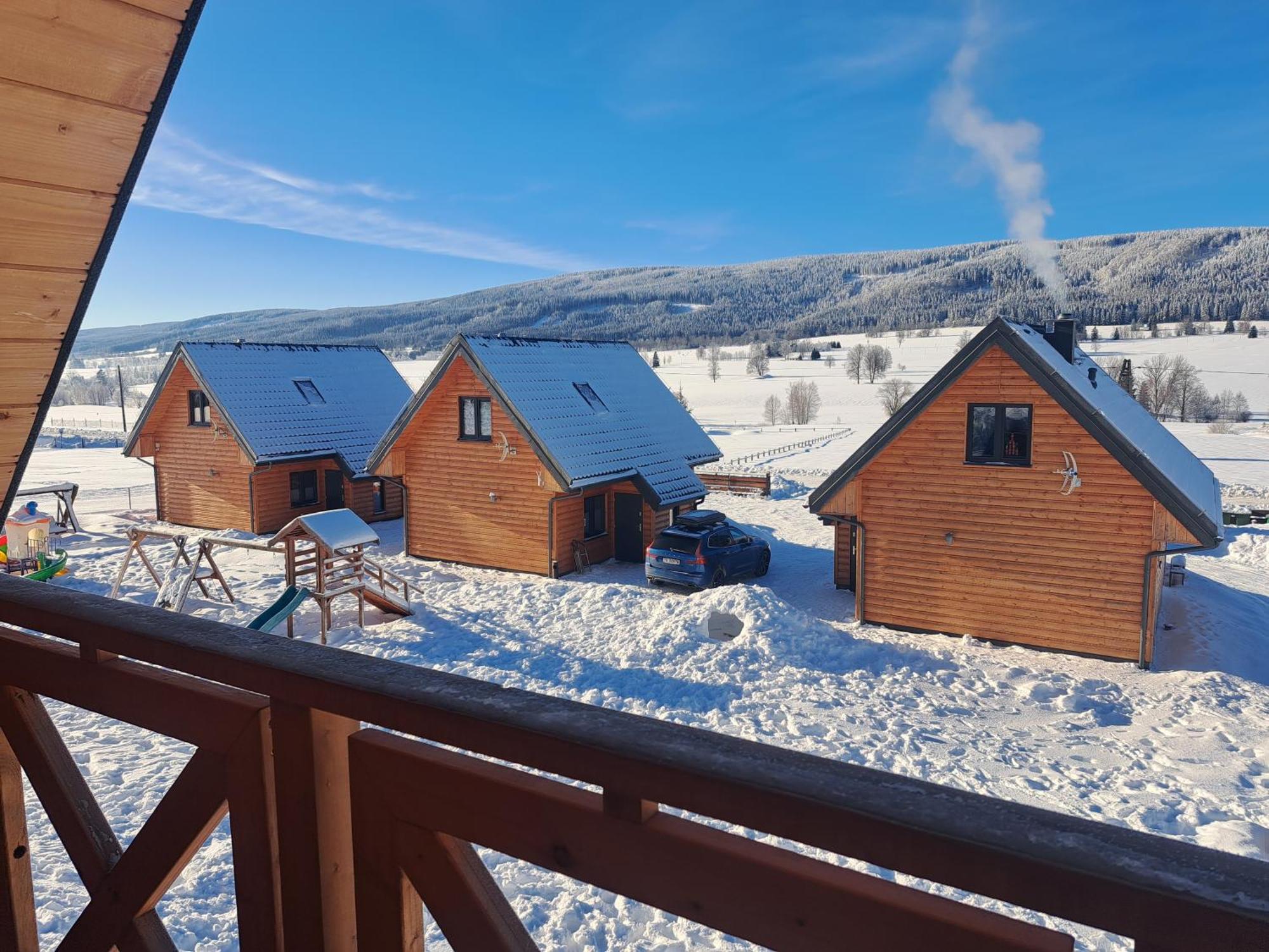 Osada Orlica Klimatyczne Domki Z Widokiem Na Gory I Termalnym Spa Sauna Jacuzzi 4 Km Od Zieleniec Ski Arena Lasowka Ngoại thất bức ảnh
