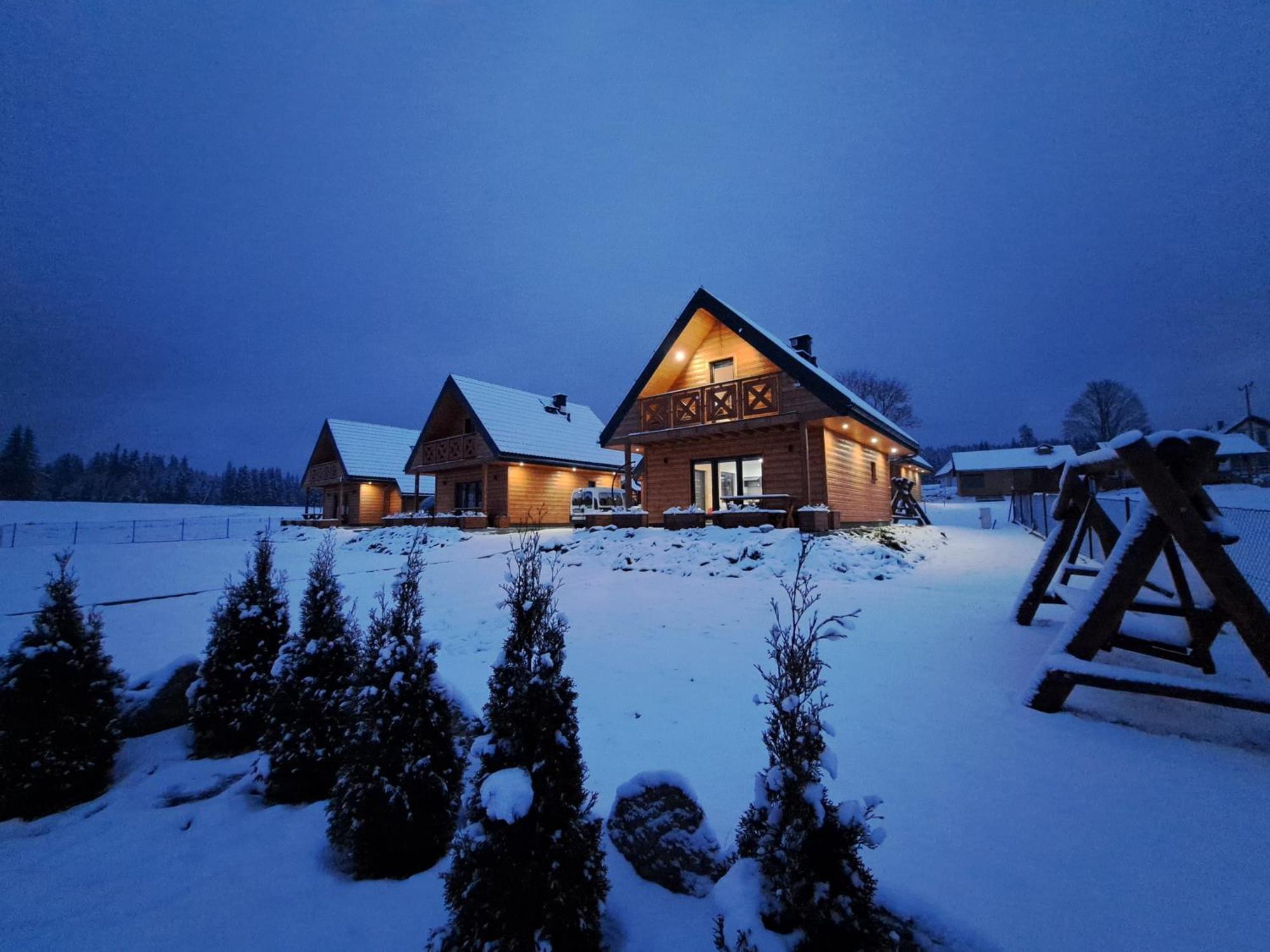 Osada Orlica Klimatyczne Domki Z Widokiem Na Gory I Termalnym Spa Sauna Jacuzzi 4 Km Od Zieleniec Ski Arena Lasowka Ngoại thất bức ảnh