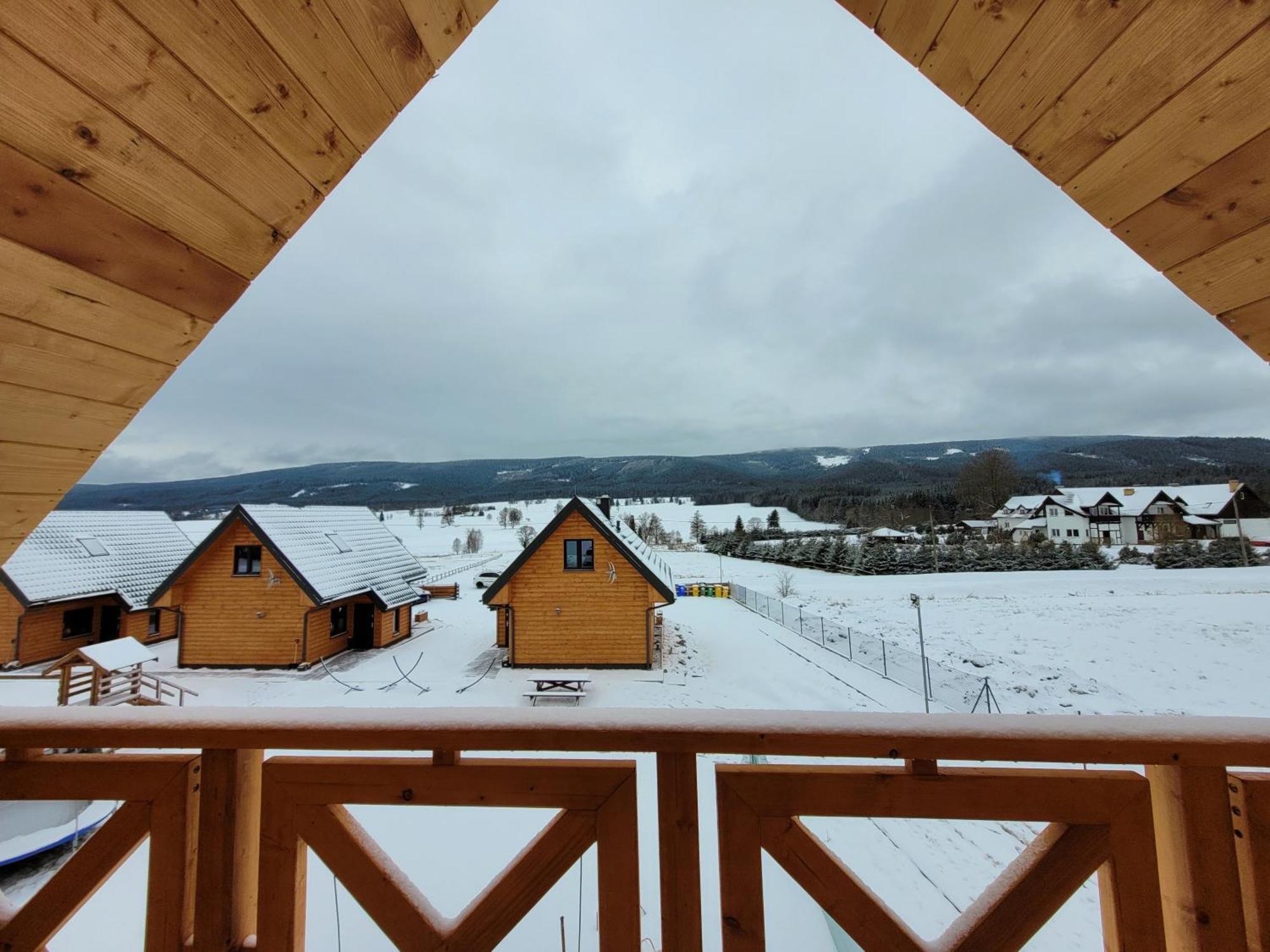 Osada Orlica Klimatyczne Domki Z Widokiem Na Gory I Termalnym Spa Sauna Jacuzzi 4 Km Od Zieleniec Ski Arena Lasowka Ngoại thất bức ảnh
